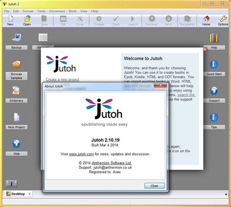 Completely download of the transportable Anthemion Jutoh 2.62